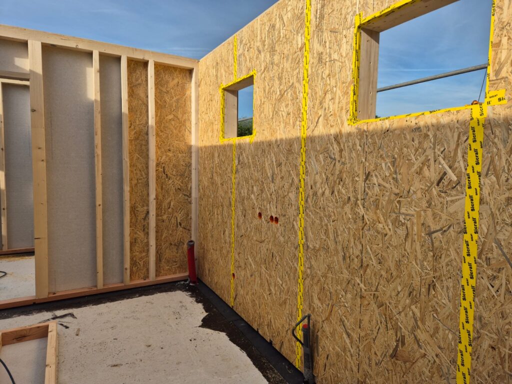 Houtskeletbouw 5 Prefab HSB wanden van binnen