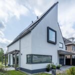 houtskeletbouw villa in Waterhoen