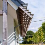 detail hout hsb woning