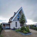voorkant houtskeletbouw huis Blaricum